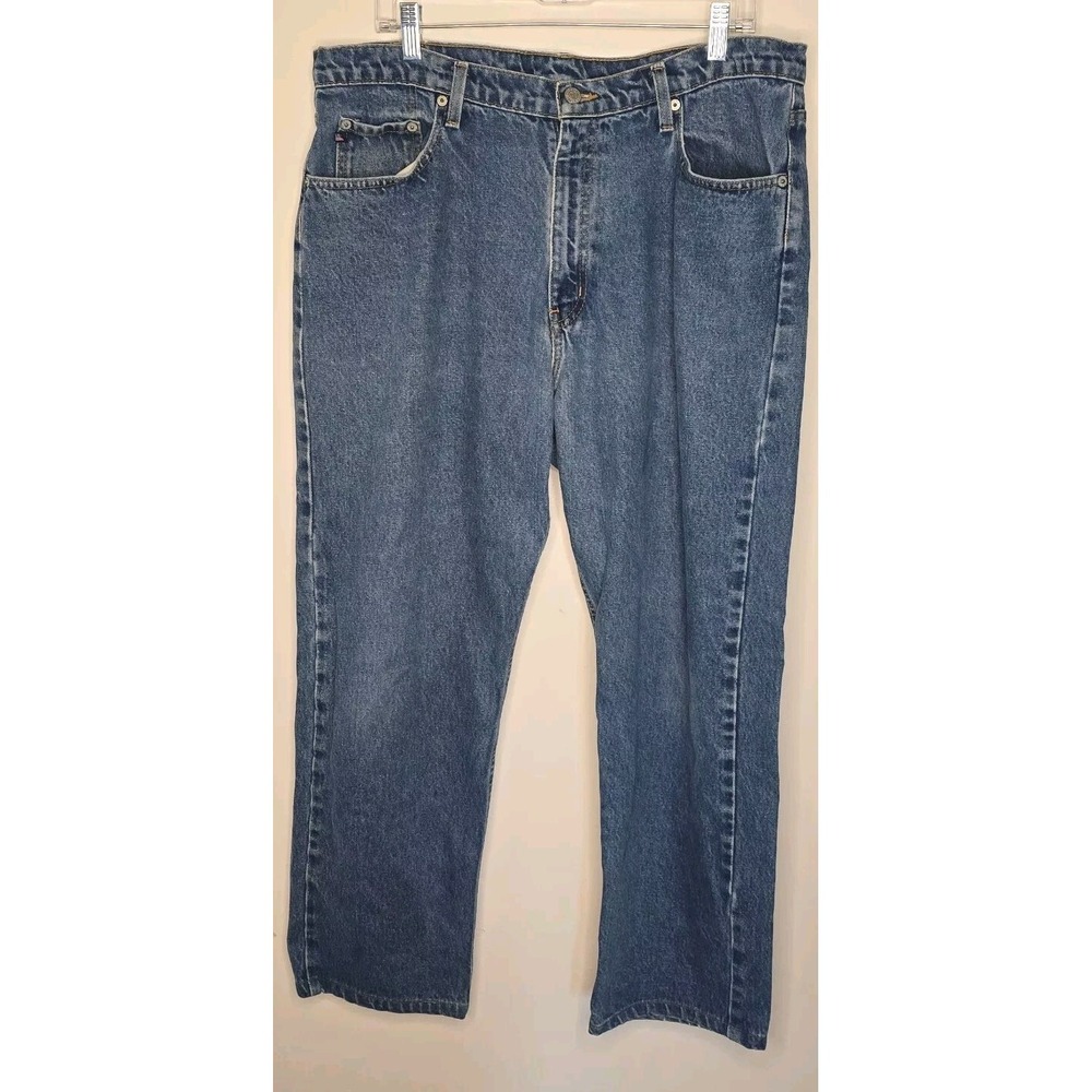 Ralph Lauren Polo Jeans Mens 38x30 Relaxed Straight‎ Medium Wash Cotton Denim